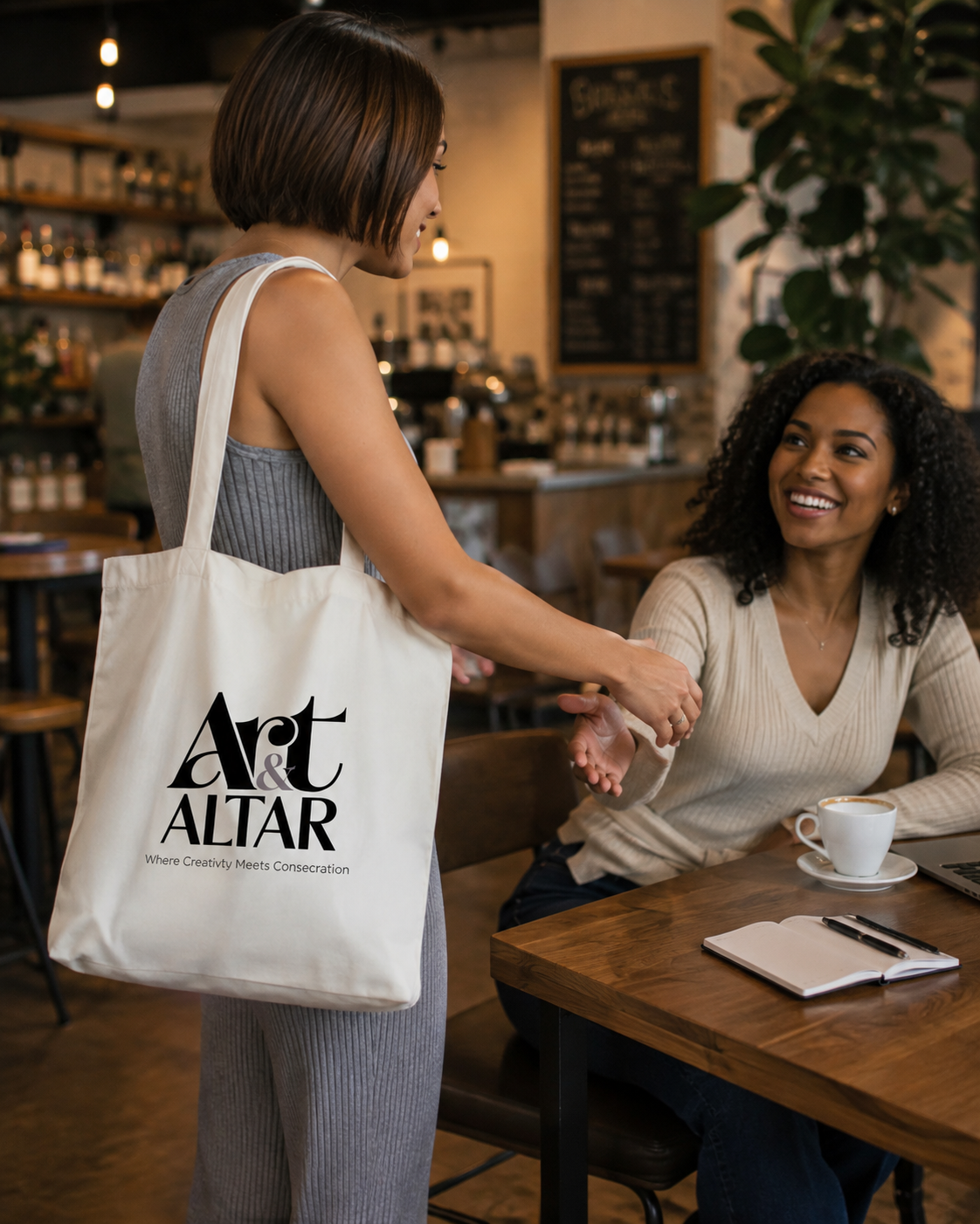 Art & Altar Canvas Tote Bag